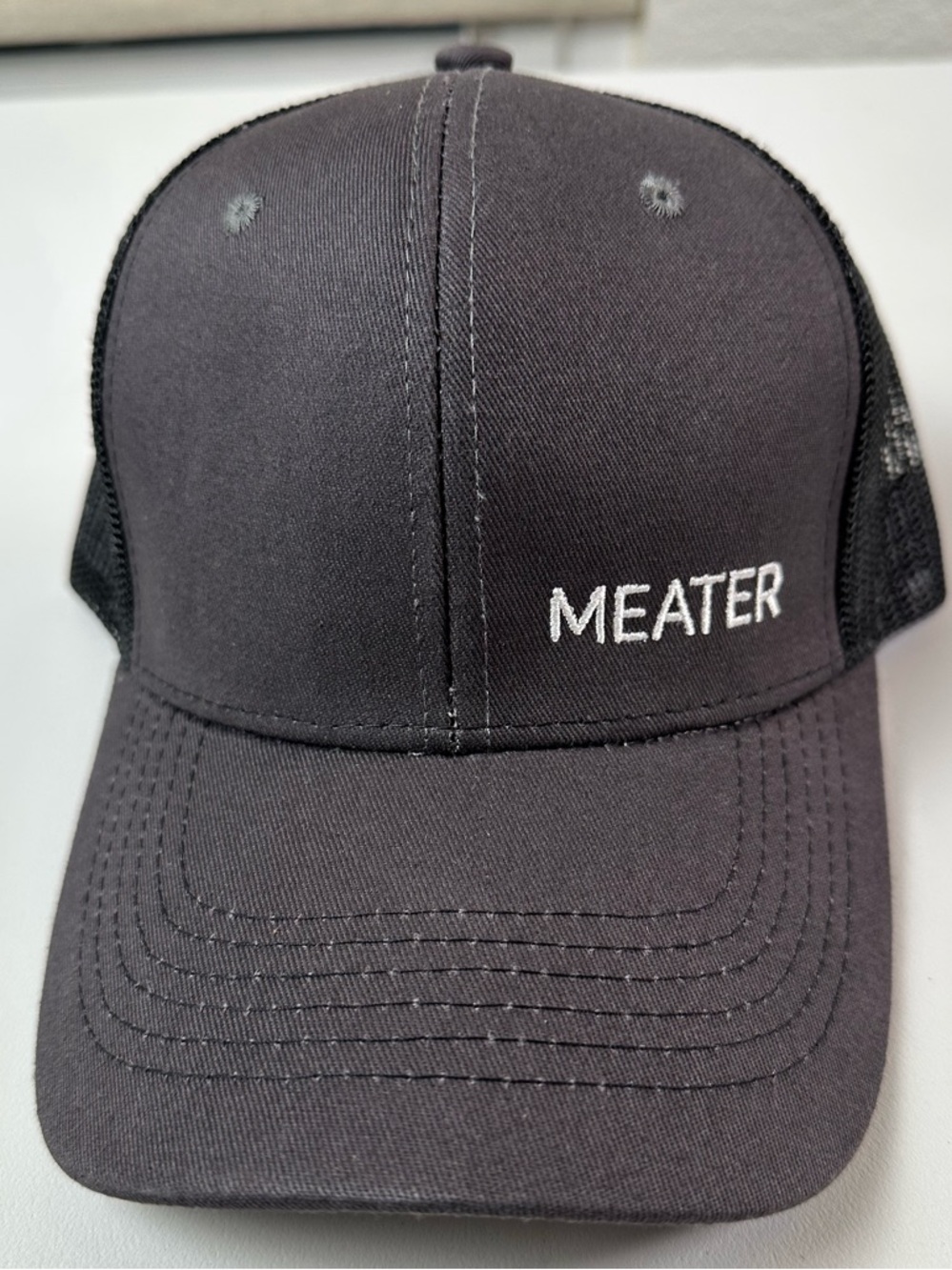 Embroidered Black Trucker Hat